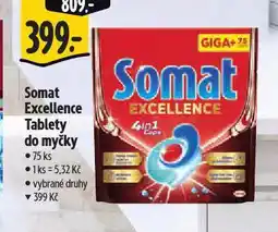 Albert Somat excellence tablety do myčky nabídka