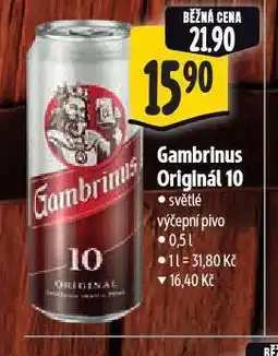 Albert Pivo gambrinus originál 10 nabídka