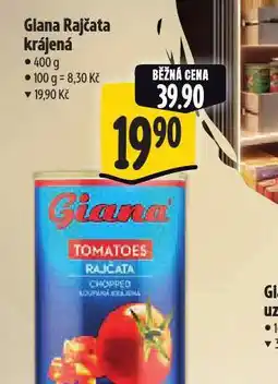 Albert Giana rajčata krájená nabídka