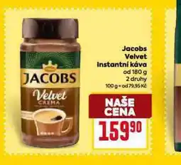 Billa Jacobs velvet instantní káva nabídka