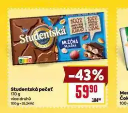 Billa Orion studentská pečeť nabídka