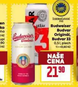 Billa Pivo budvar 33 nabídka