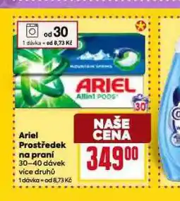Billa Ariel prací prostředek nabídka