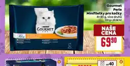 Billa Gourmet perle minifiletky pro kočky nabídka