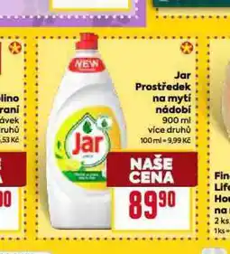 Billa Jar prostředek na nádobí nabídka