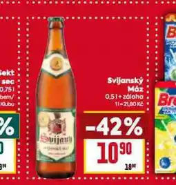 Billa Pivo svijanský máz nabídka