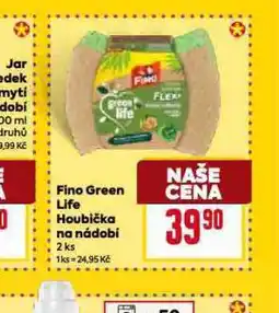 Billa Fino green life houbičky na nádobí nabídka