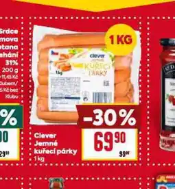 Billa Jemné kuřecí párky nabídka