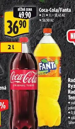 Albert Coca cola, fanta nabídka