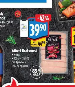Albert Bratwurst nabídka
