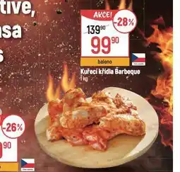 Globus Kuřecí křídla barbecue nabídka