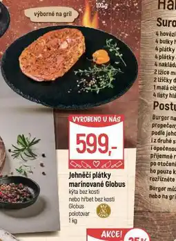 Globus Jehněčí plátky marinované nabídka