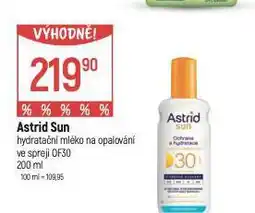 Globus Astrid sun hydratační mléko nabídka