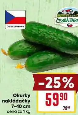 Billa Okurky nakládačky 7-10 cm nabídka