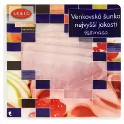 Billa Le & Co Venkovská šunka nejvyšší jakosti 100g nabídka