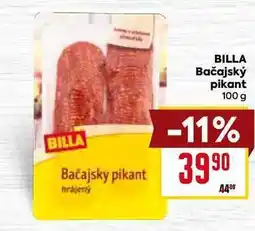 Billa BILLA Bačajsky pikant hrájený 100 g nabídka
