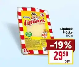 Billa Lipánek Plátky 100 g nabídka