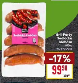 Billa Grill Party Sedlácká klobása 460 g nabídka