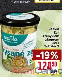 Billa Beavia Zeli s fenyklem a koprem 350 g nabídka