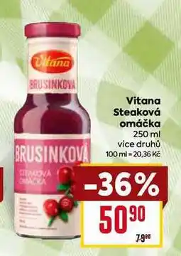 Billa Vitana Steaková omáčka 250 ml vice druhů nabídka