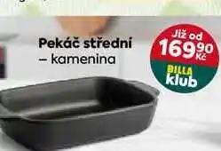 Billa Pekáč střední - kamenina nabídka
