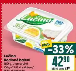 Billa Lučina sýr 180g nabídka