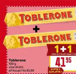 Billa Toblerone 100 g více druhů nabídka