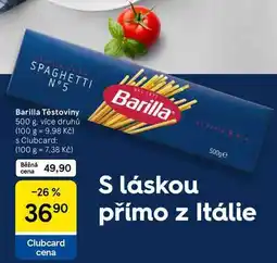 Tesco Barilla Těstoviny, 500 g nabídka