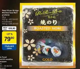 Tesco Pearl River Bridge Mořská řasa Nori pražená, 28 g nabídka