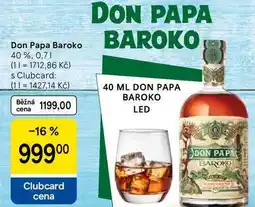 Tesco Don Papa Baroko 40%, 0.7 l nabídka