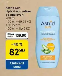 Tesco Astrid Sun Hydratační mléko po opalování, 200 ml nabídka