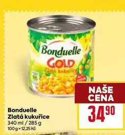 Billa Bonduelle Zlatá kukuřice 340 ml / 285 g nabídka