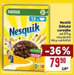 Billa Nestlé Dětské cereálie od 375 g nabídka