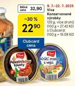 Tesco Viva Konzervované výrobky, 120 g, více druhů nabídka