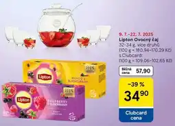 Tesco Lipton Ovocný čaj, 32-34 g nabídka