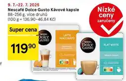 Tesco Nescafé Dolce Gusto Kávové kapsle, 88-256 g nabídka