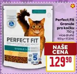 Billa Perfect Fit Granule pro kočku 750 g více druhů nabídka