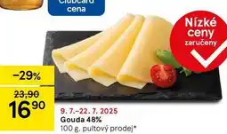 Tesco Gouda 48%, 100 g nabídka