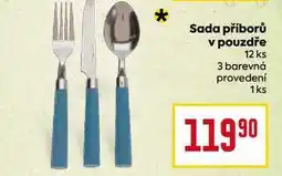 Billa Sada příborů v pouzdře 12 ks 3 barevná provedení 1ks nabídka