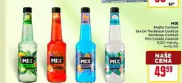 Billa MIX Mojito Cocktail Sex On The Beach Cocktail Kamikaze Cocktail Piña Colada Cocktail 0,33 l nabídka