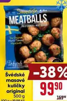 Billa Švédské masové kuličky original 500 g nabídka