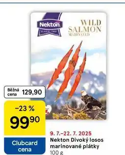 Tesco Nekton Divoký losos marinované plátky, 100 g nabídka
