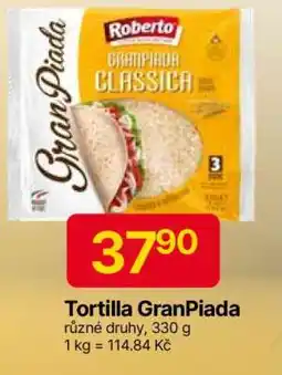 Hruška Tortilla GranPiada nabídka