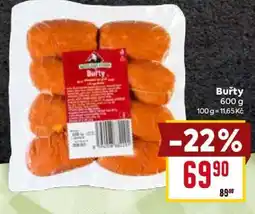 Billa Buřty nabídka