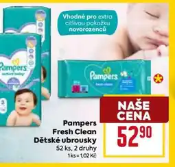 Billa Pampers Fresh Clean Dětské ubrousky nabídka