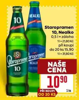 Billa Staropramen 10, Nealko nabídka