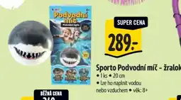 Albert Sporto Podvodní míč – žralok nabídka