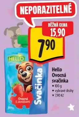 Albert Hello Ovocná svačinka nabídka