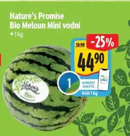 Albert Nature's Promise Bio Meloun Mini vodní nabídka