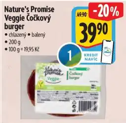 Albert Nature's Promise Veggie Čočkový burger nabídka